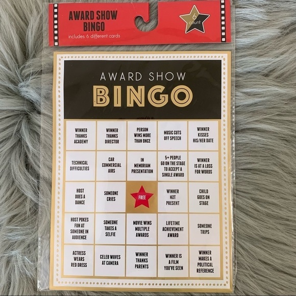 Other - Award Show Bingo 6 Cards